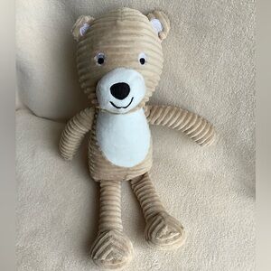 Duck Duck Goose Plush Beige Corduroy Bear Stuffed Animal Toy
